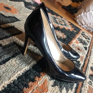 coach black heels